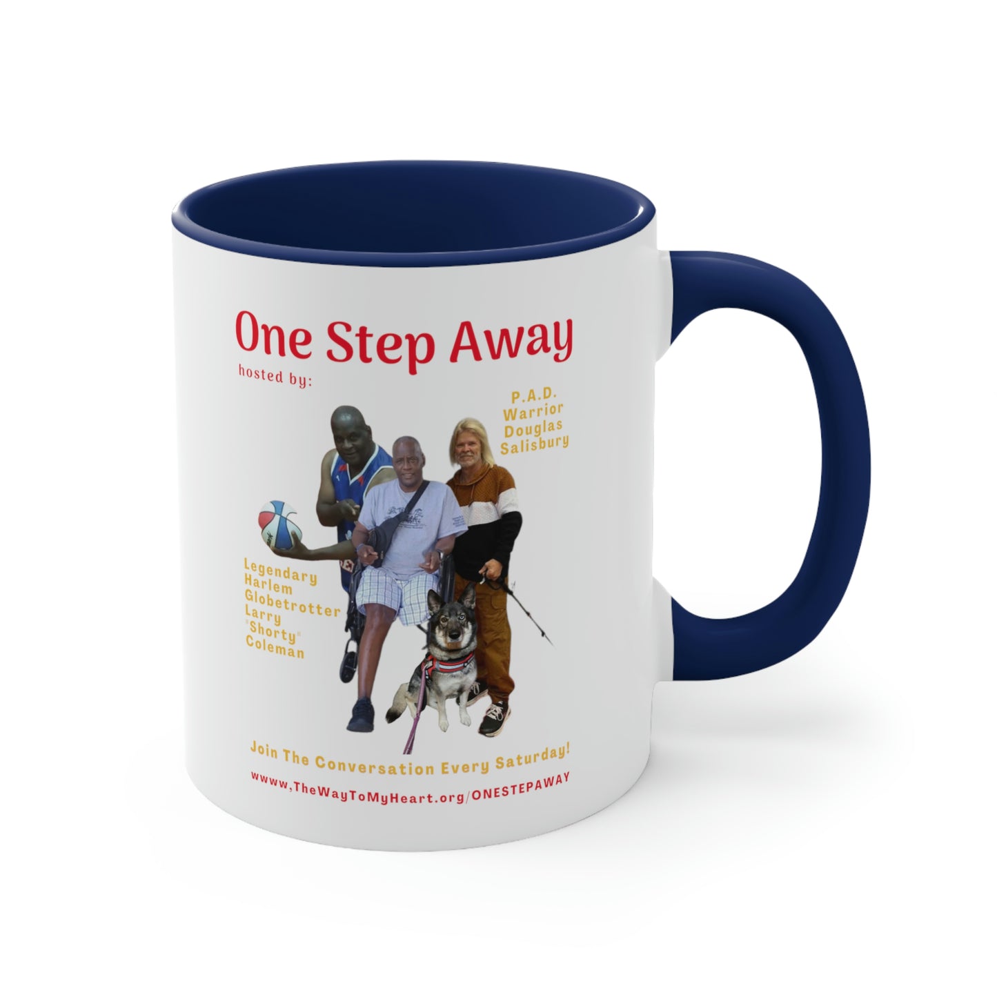 One Step Away Accent Coffee Mug, 11oz