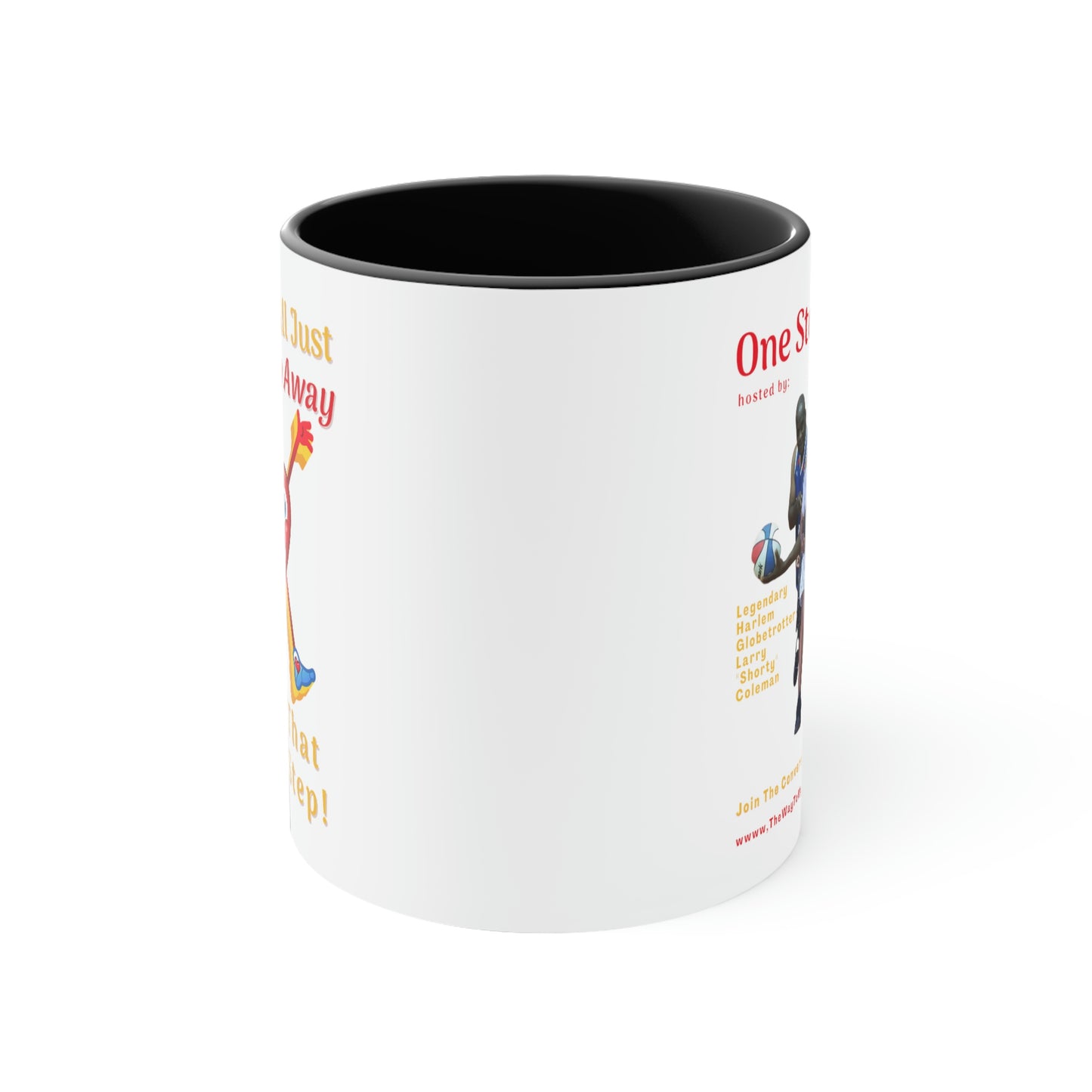 One Step Away Accent Coffee Mug, 11oz