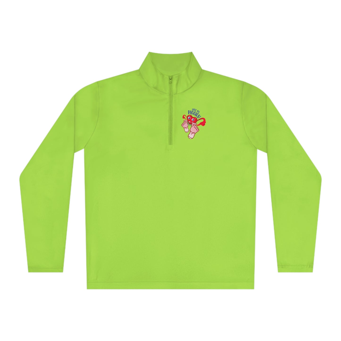 Save My Piggies Unisex Quarter-Zip Pullover
