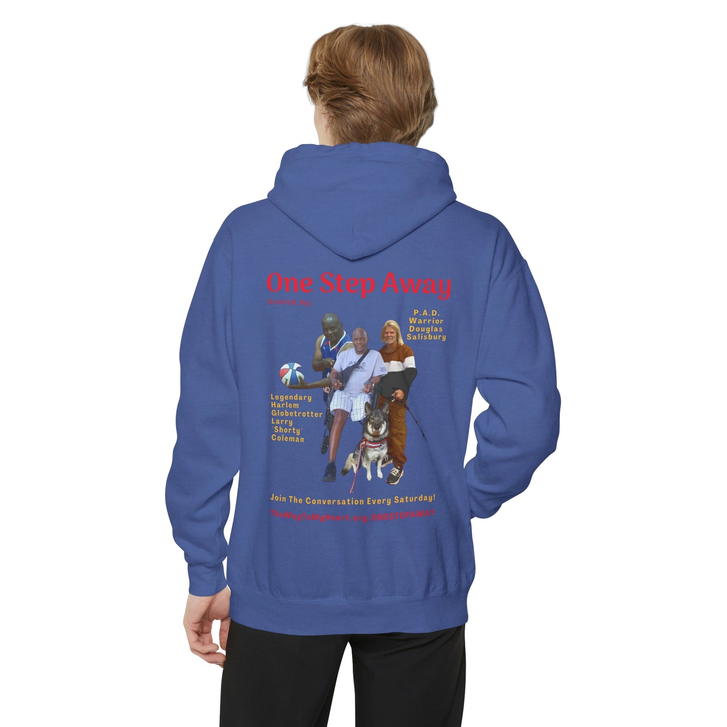 One Step Away Unisex Garment-Dyed Hoodie