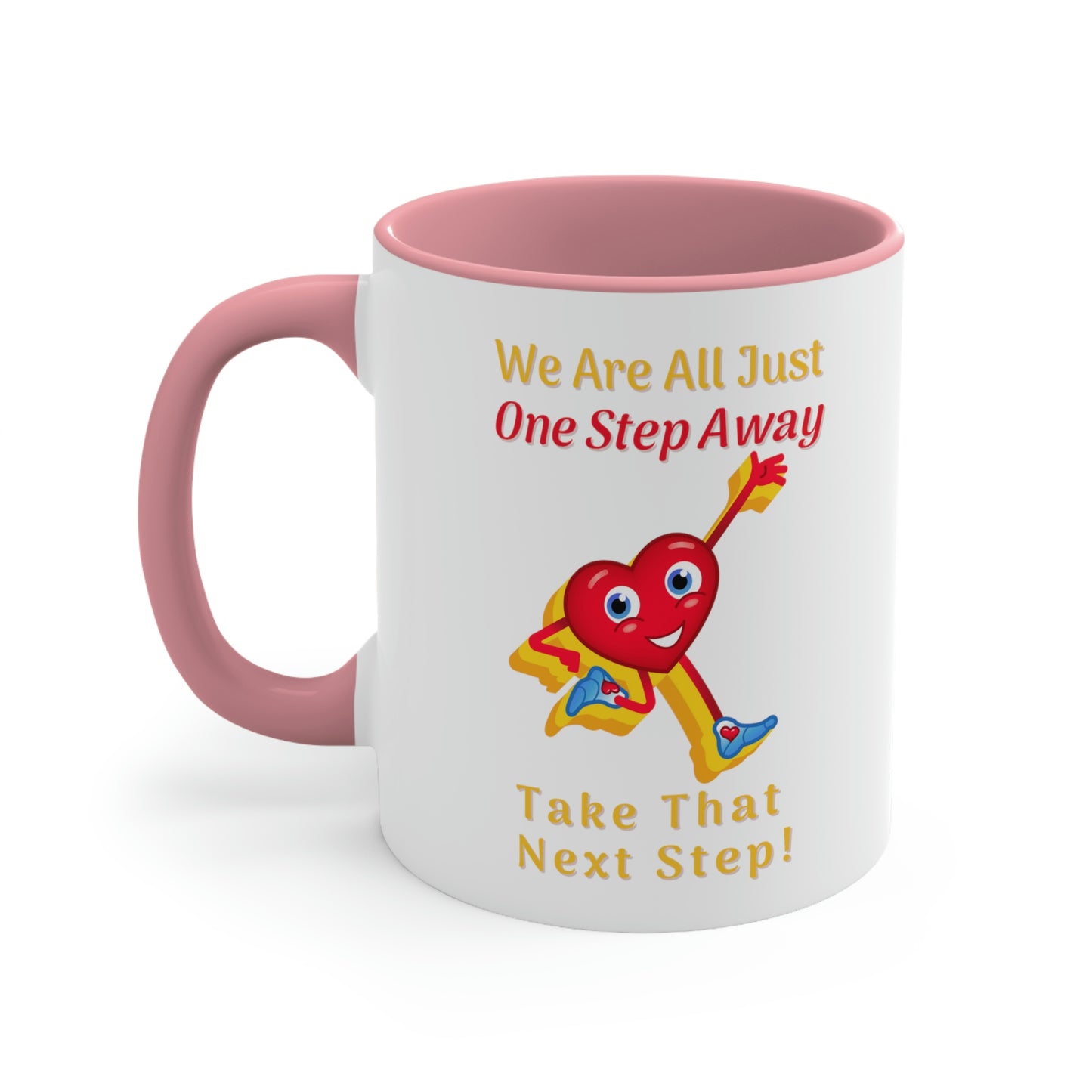 One Step Away Accent Coffee Mug, 11oz