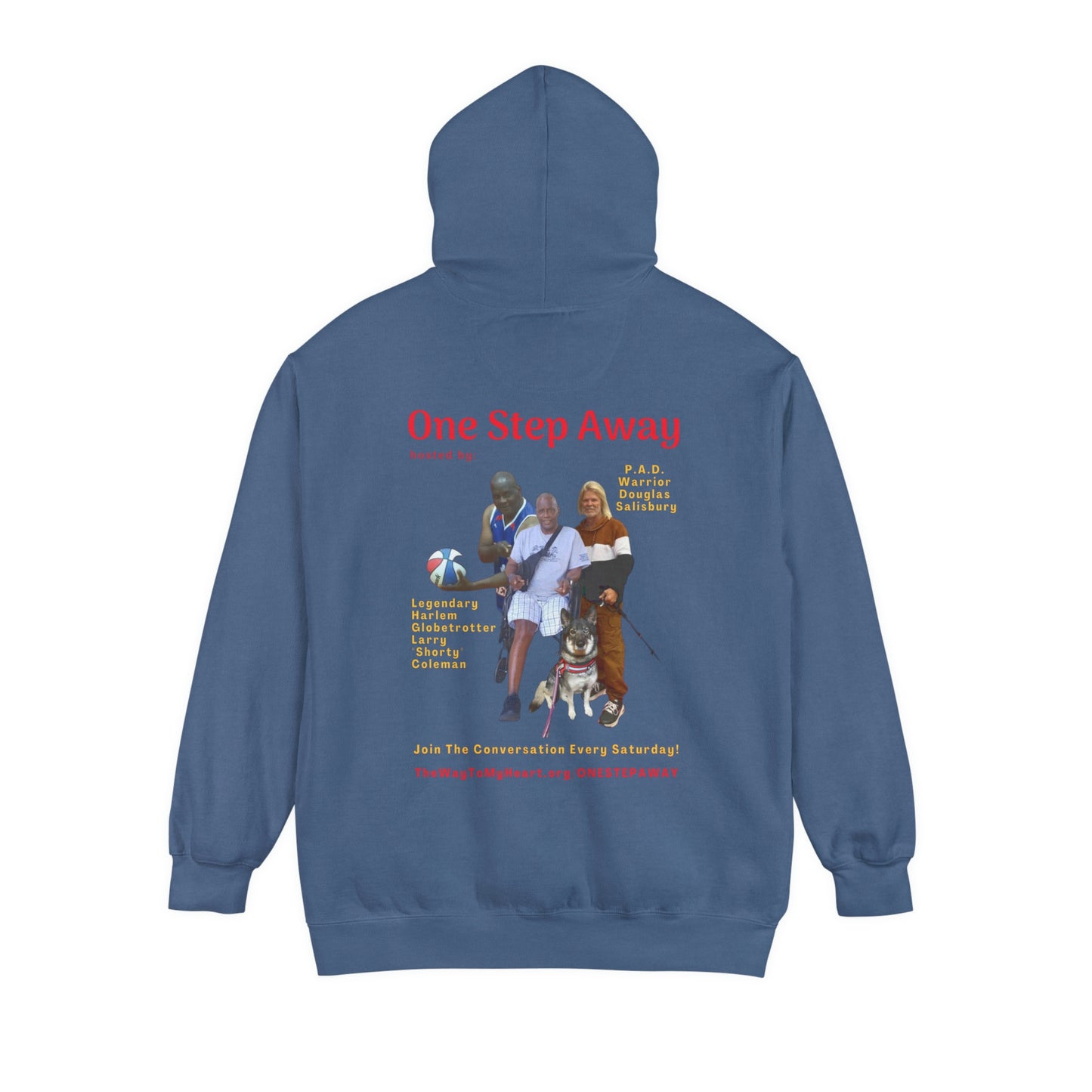 One Step Away Unisex Garment-Dyed Hoodie