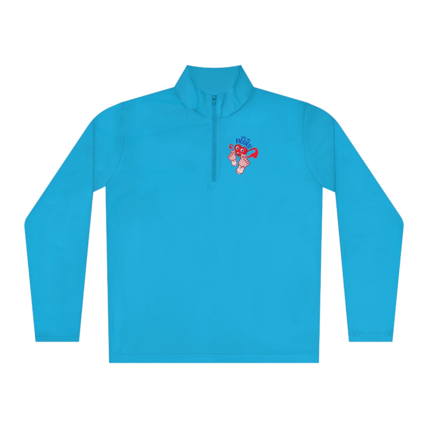 Save My Piggies Unisex Quarter-Zip Pullover