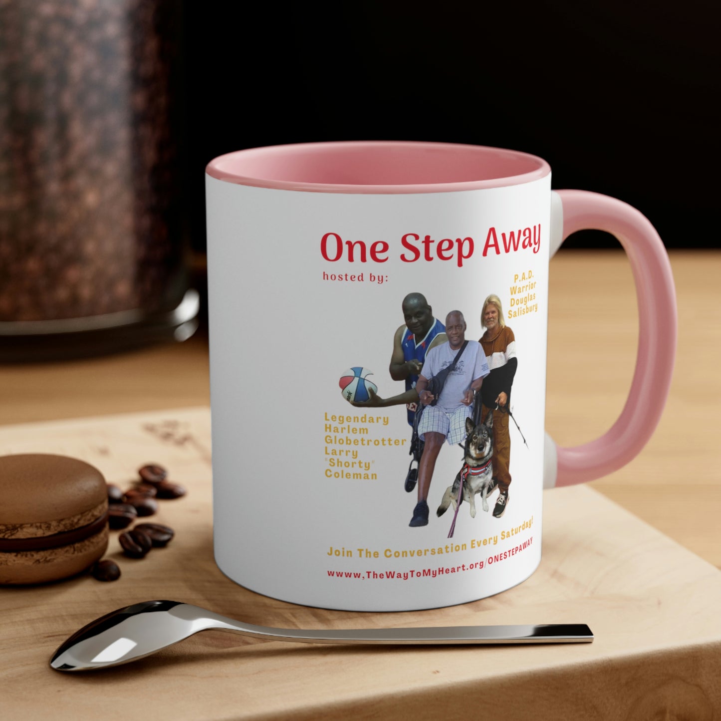 One Step Away Accent Coffee Mug, 11oz