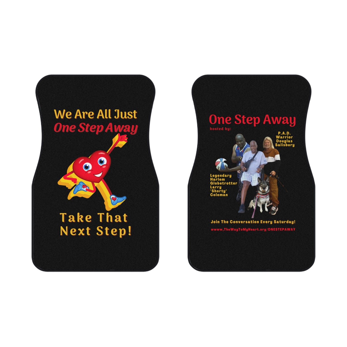 One Step aAway Car Mats (2x Front)