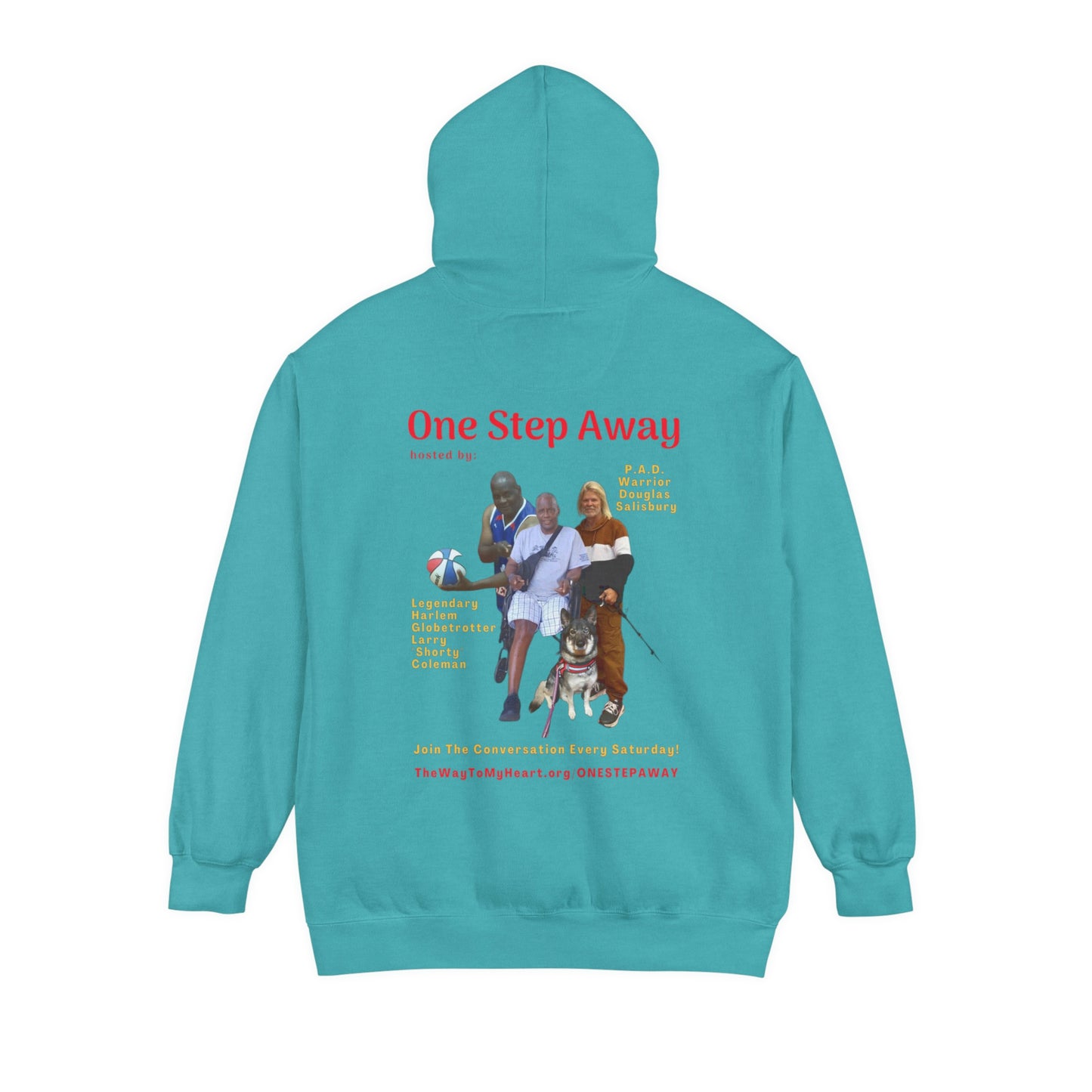 One Step Away Unisex Garment-Dyed Hoodie
