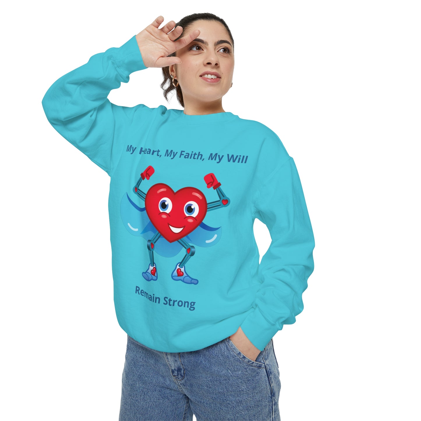 Amputee Unisex Garment-Dyed Sweatshirt