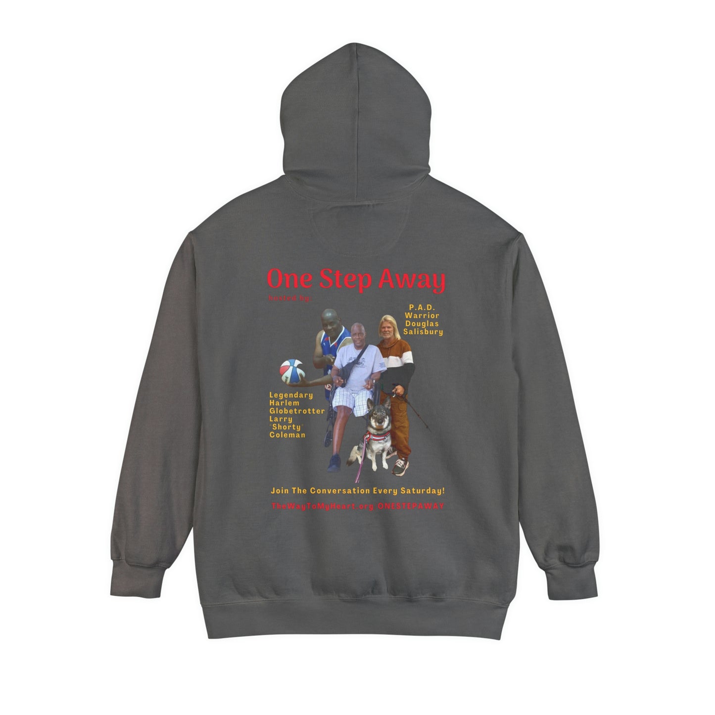One Step Away Unisex Garment-Dyed Hoodie