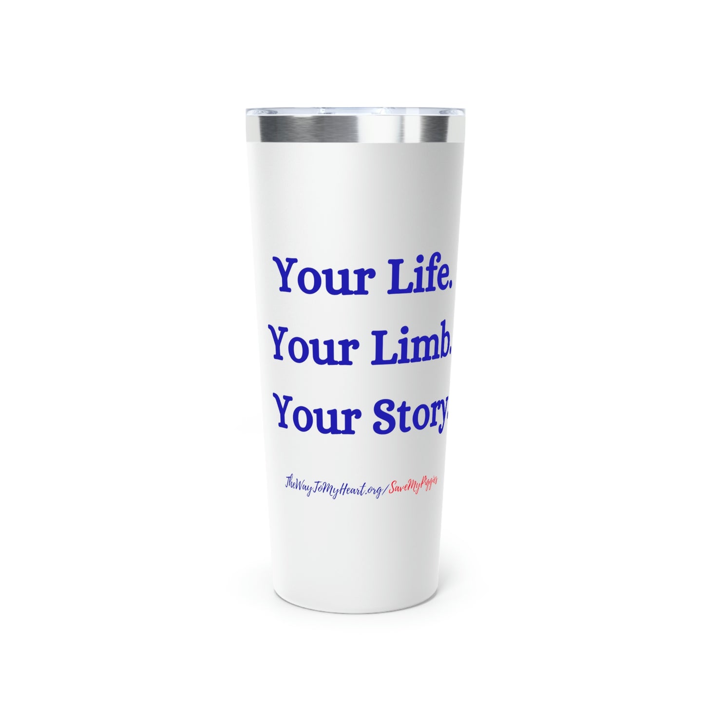 Save My Piggies Copper Vacuum Insulated Tumbler, 22oz