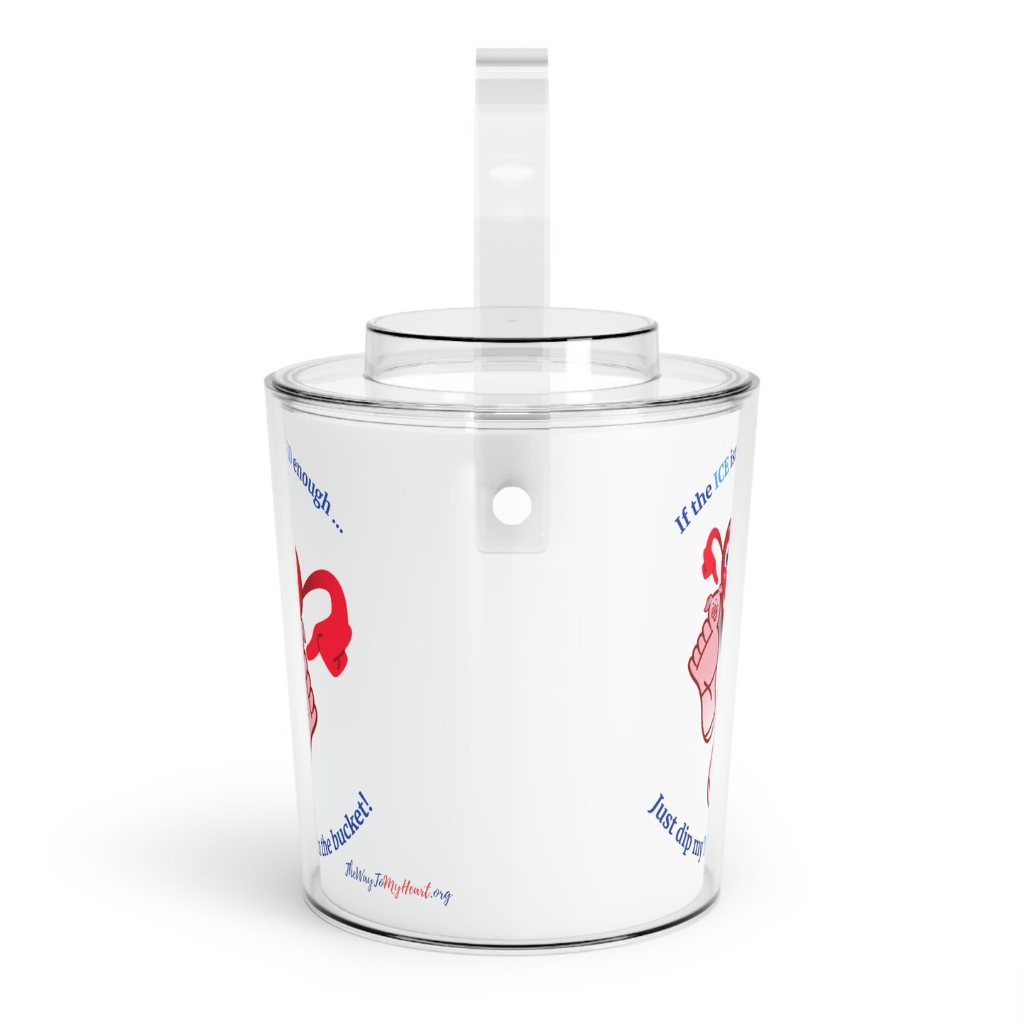 Save My Piggies Ice Bucket with Tongs