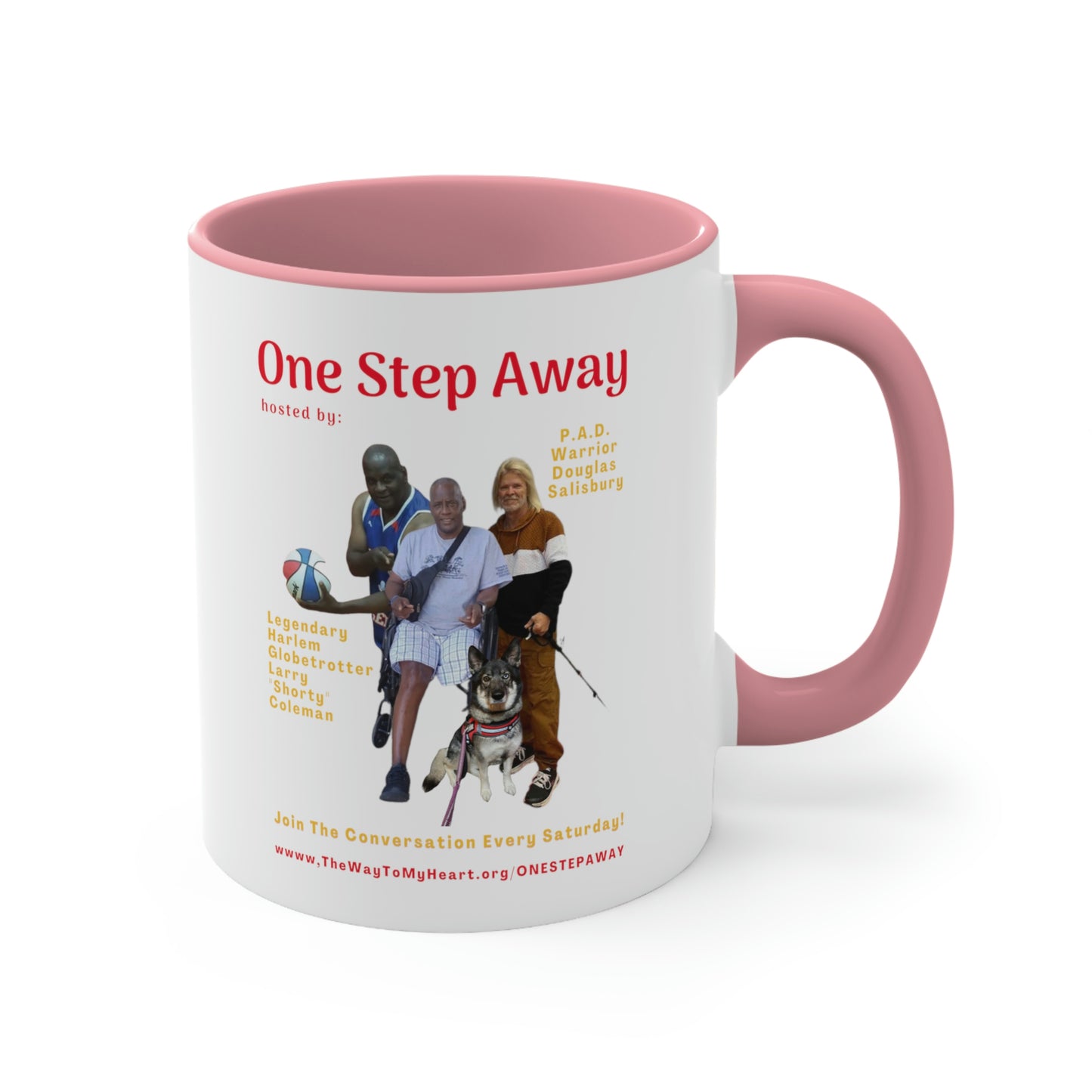 One Step Away Accent Coffee Mug, 11oz