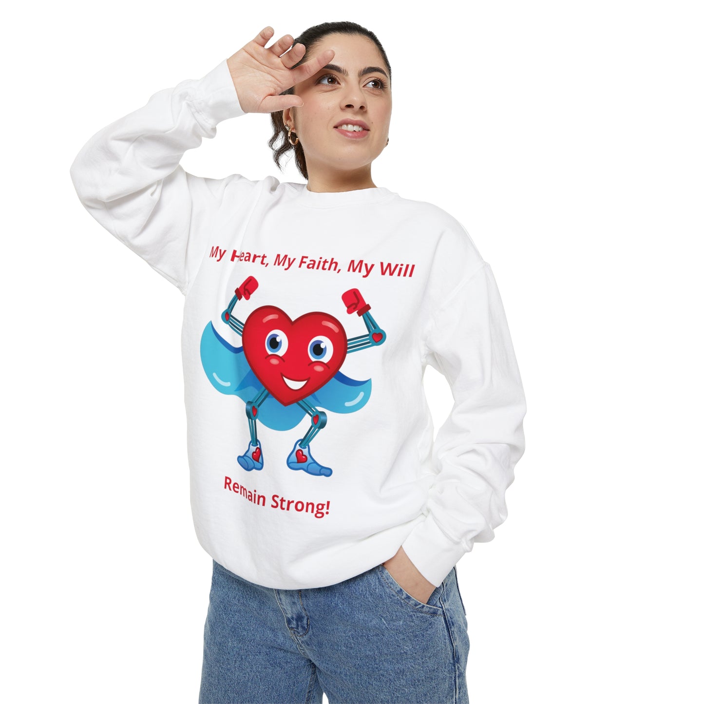 Amputee Unisex Garment-Dyed Sweatshirt