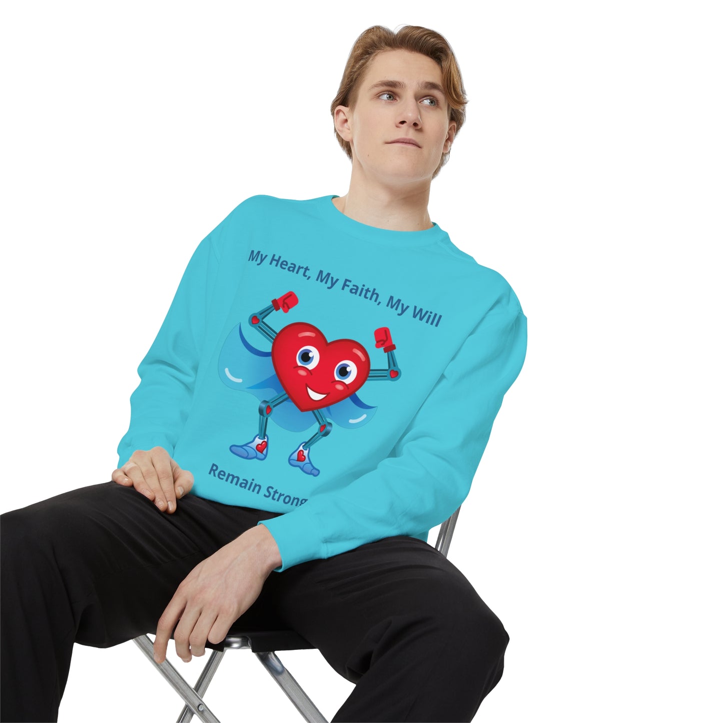Amputee Unisex Garment-Dyed Sweatshirt