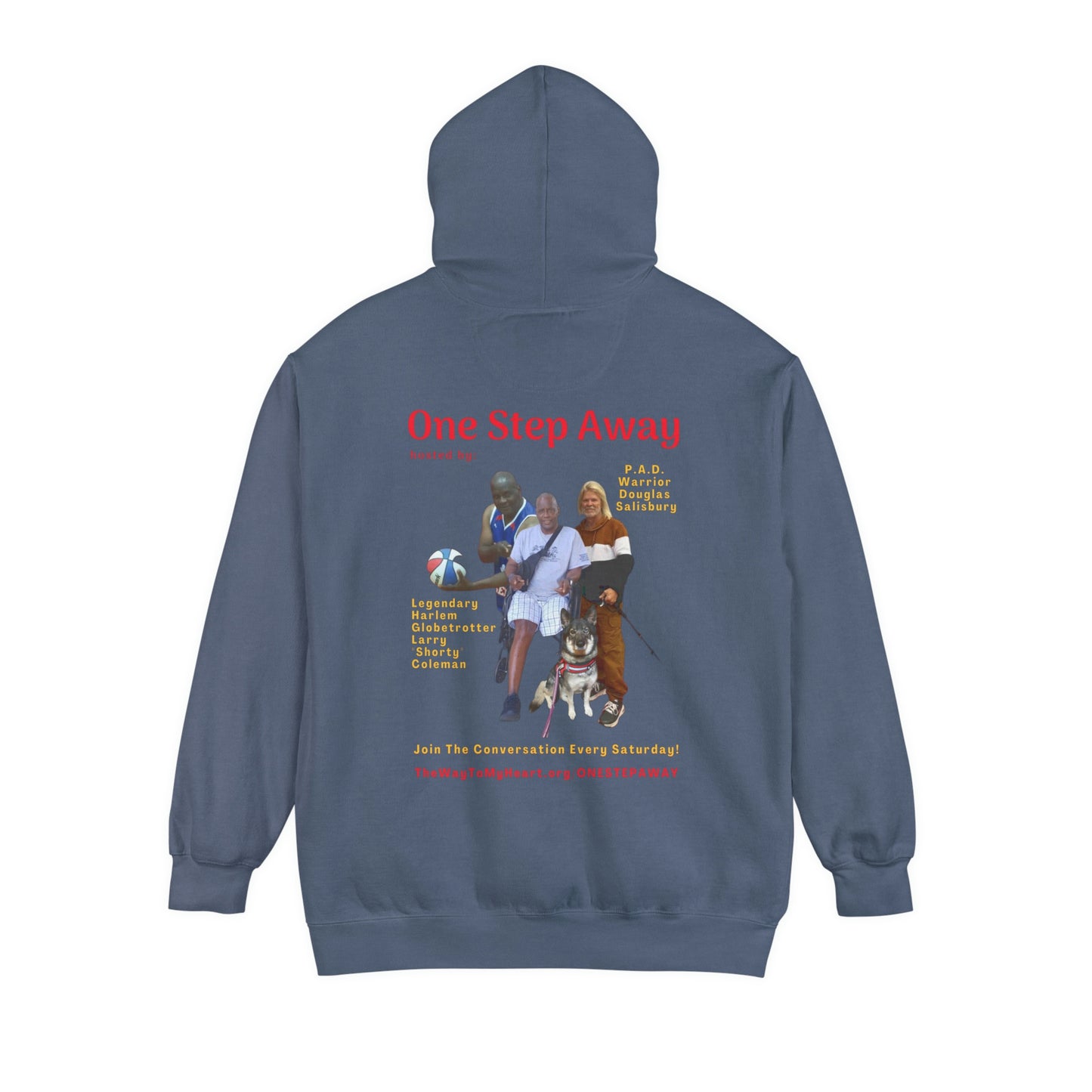 One Step Away Unisex Garment-Dyed Hoodie