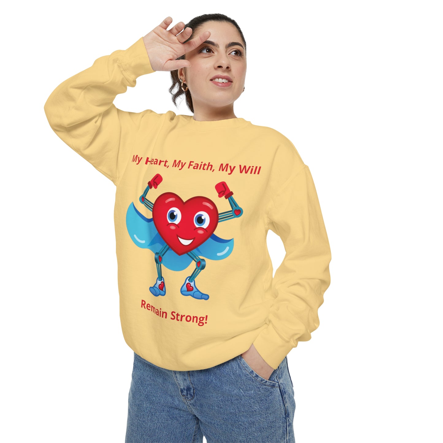 Amputee Unisex Garment-Dyed Sweatshirt