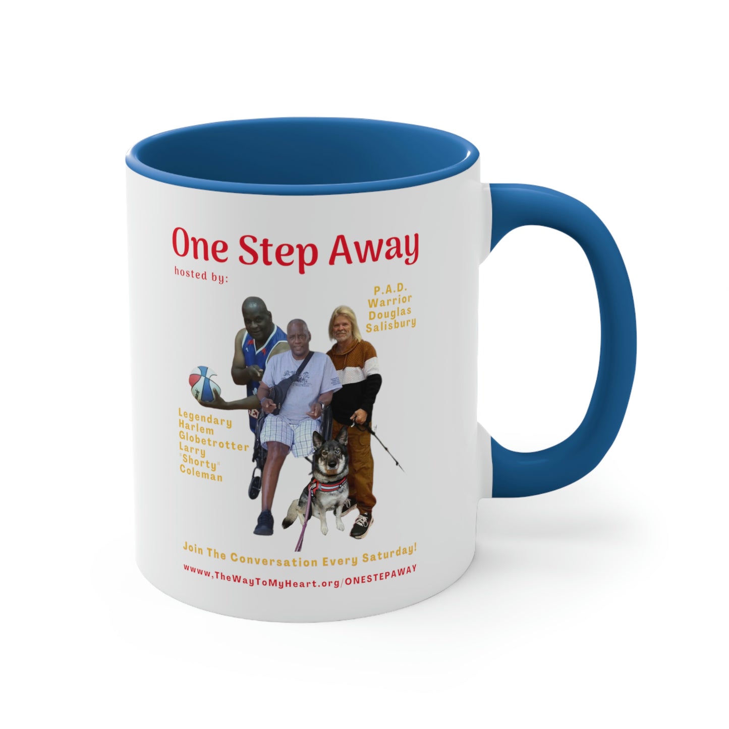 One Step Away Accent Coffee Mug, 11oz