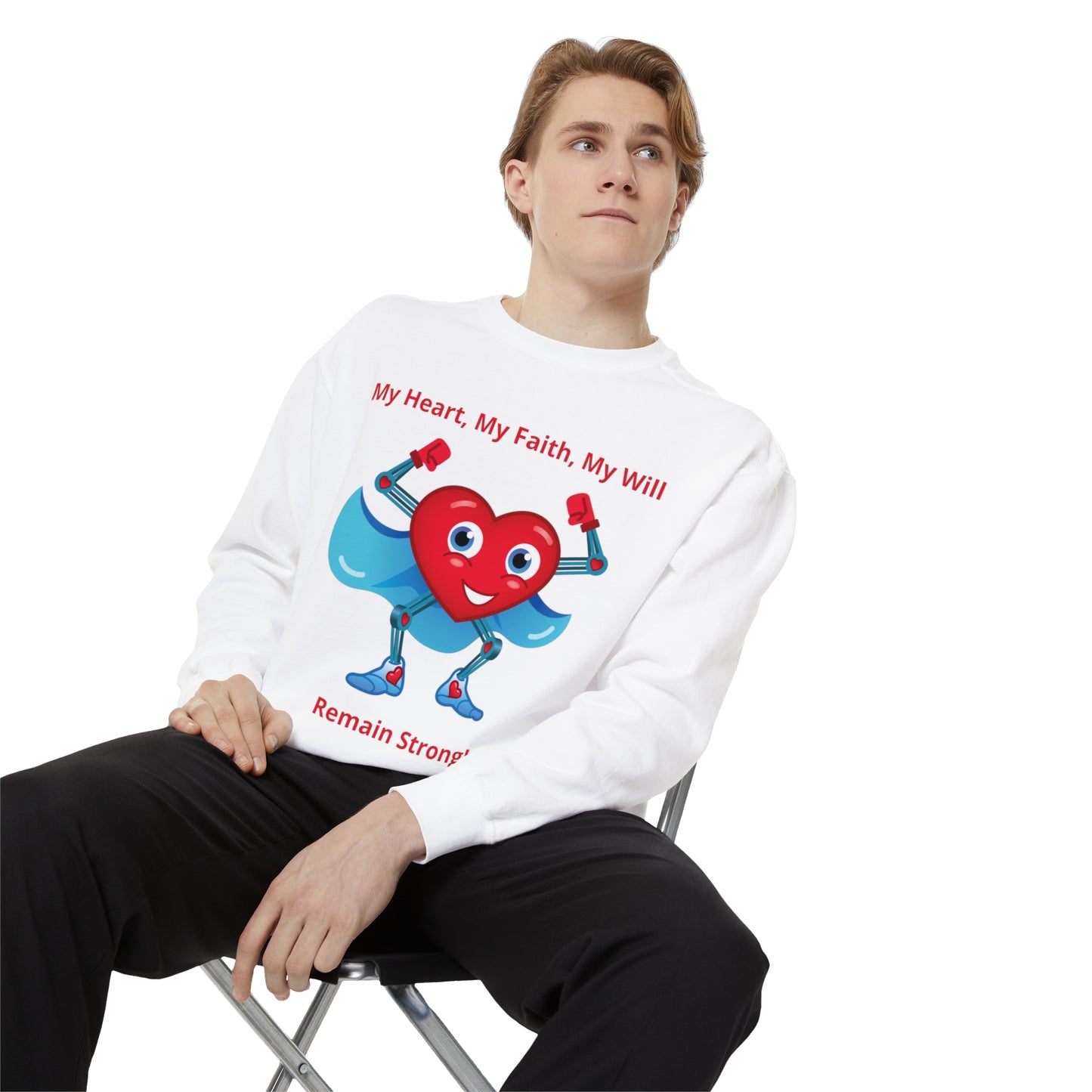 Amputee Unisex Garment-Dyed Sweatshirt