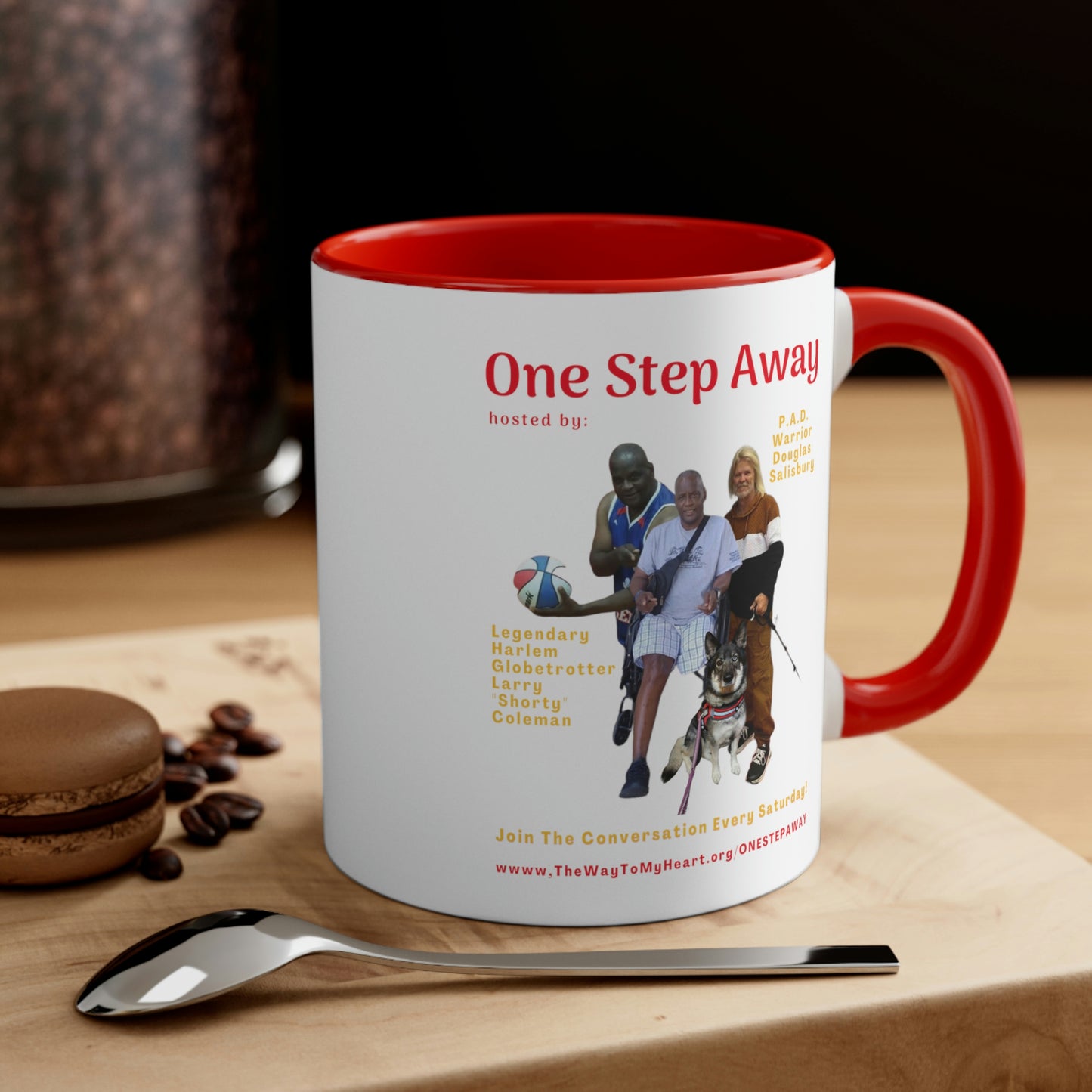 One Step Away Accent Coffee Mug, 11oz