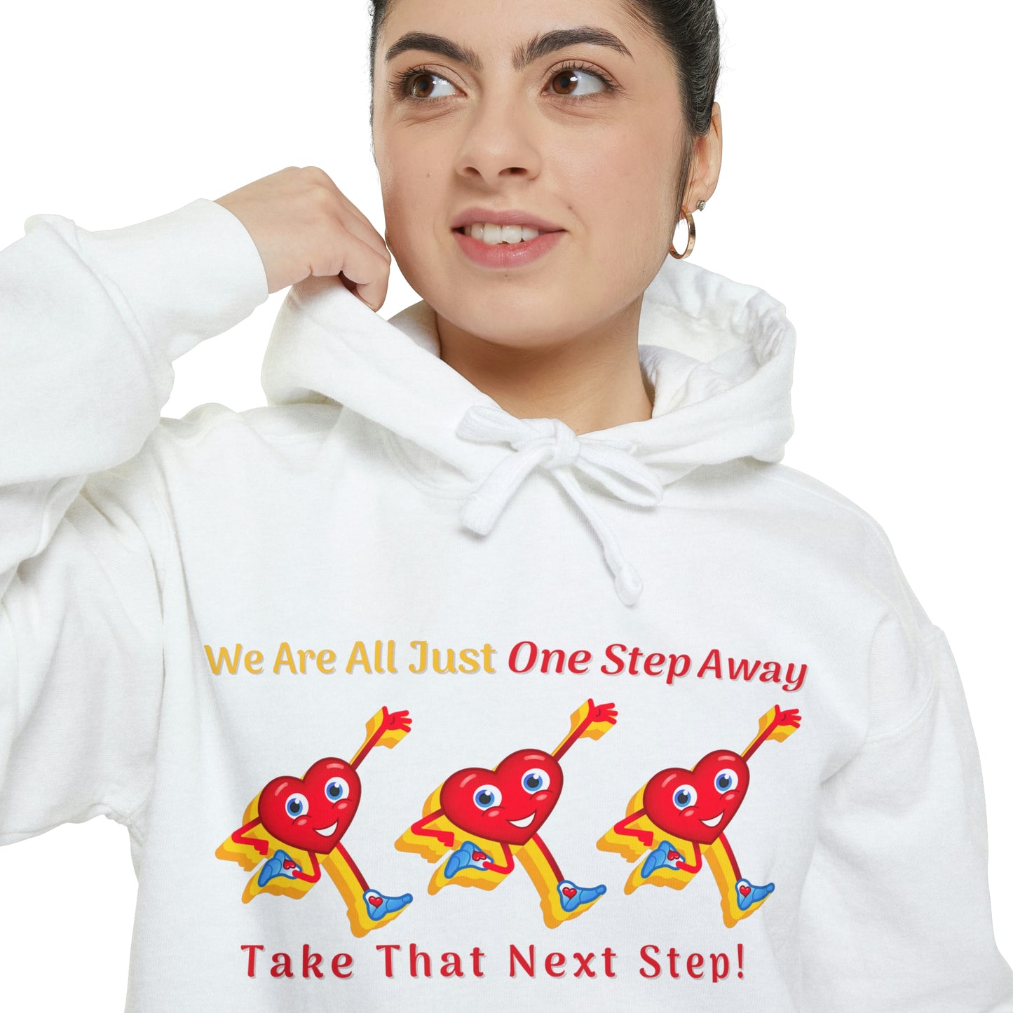 One Step Away Unisex Garment-Dyed Hoodie