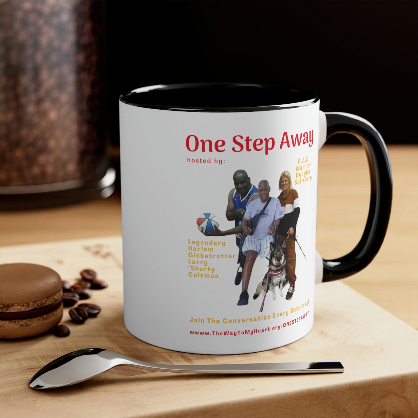 One Step Away Accent Coffee Mug, 11oz