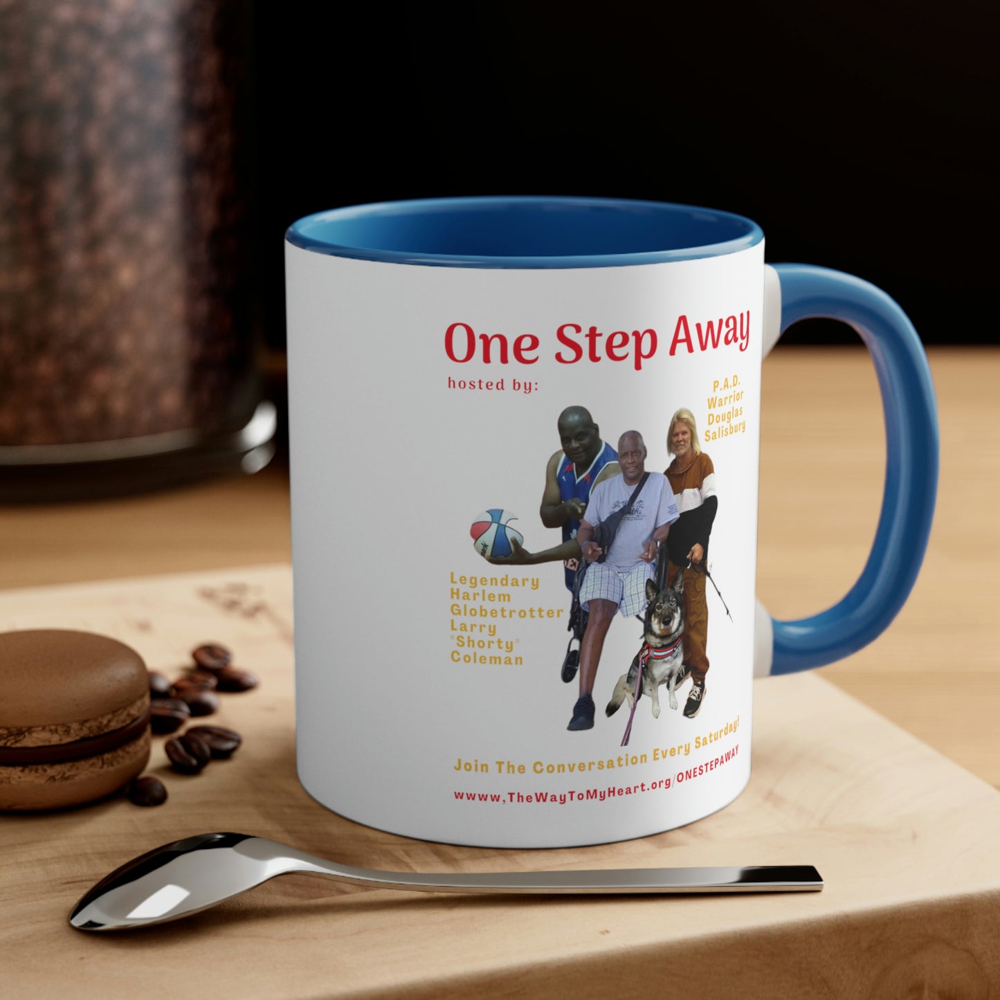 One Step Away Accent Coffee Mug, 11oz