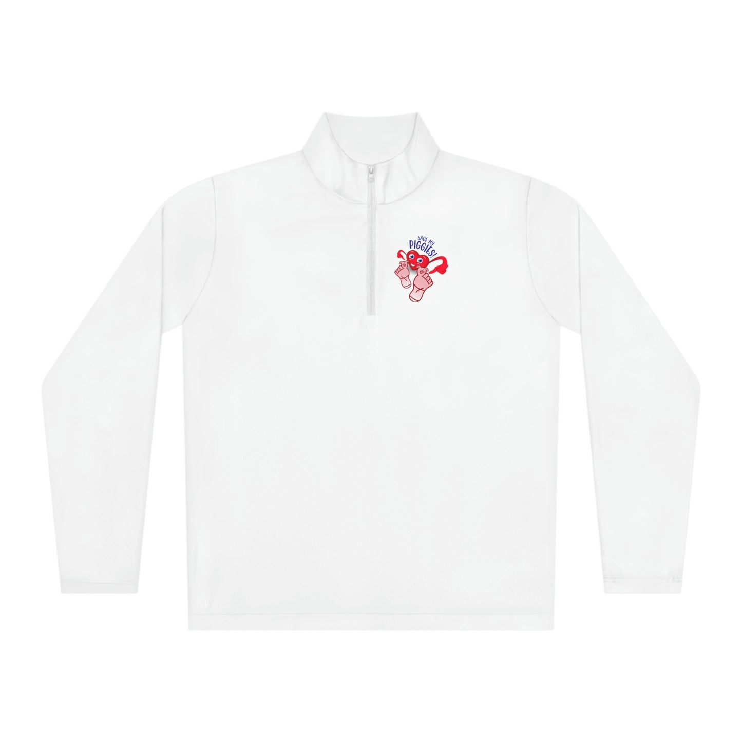 Save My Piggies Unisex Quarter-Zip Pullover