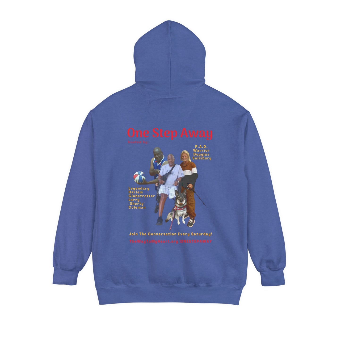 One Step Away Unisex Garment-Dyed Hoodie