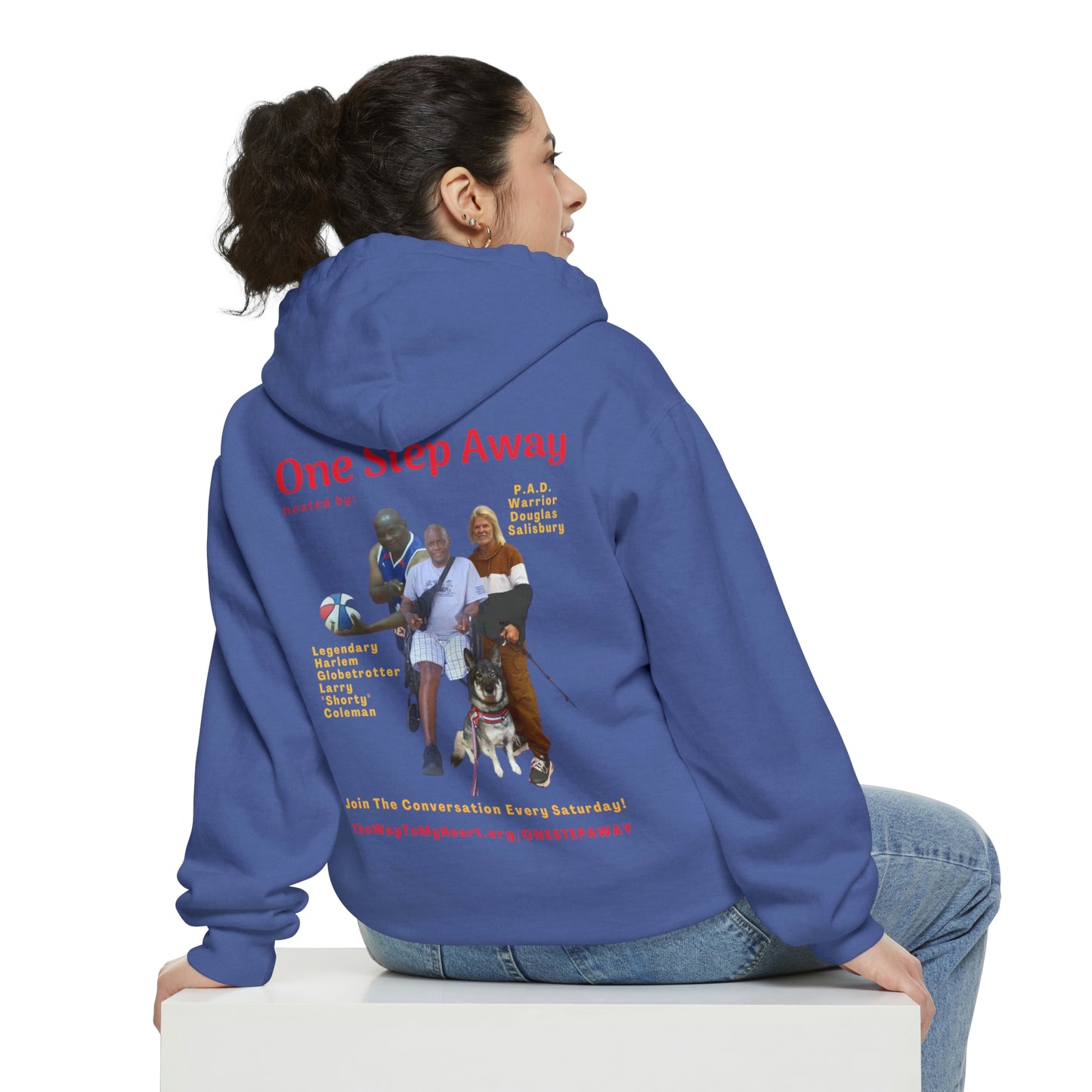 One Step Away Unisex Garment-Dyed Hoodie