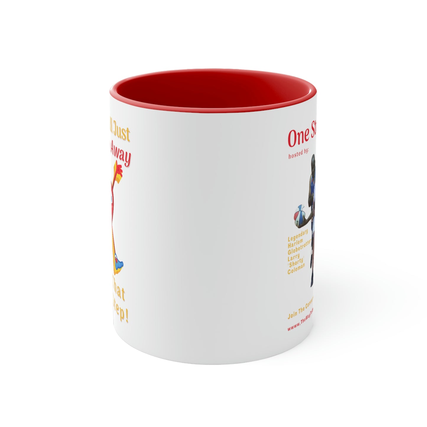 One Step Away Accent Coffee Mug, 11oz