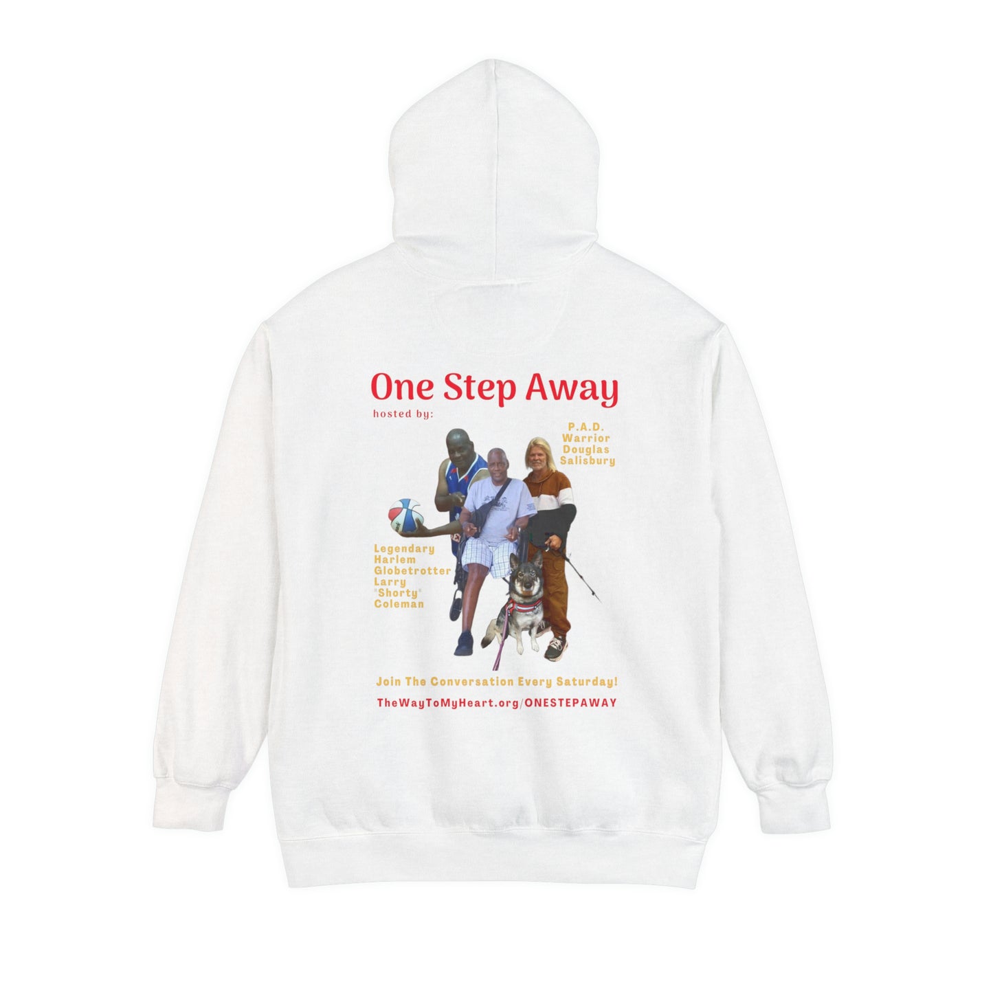 One Step Away Unisex Garment-Dyed Hoodie