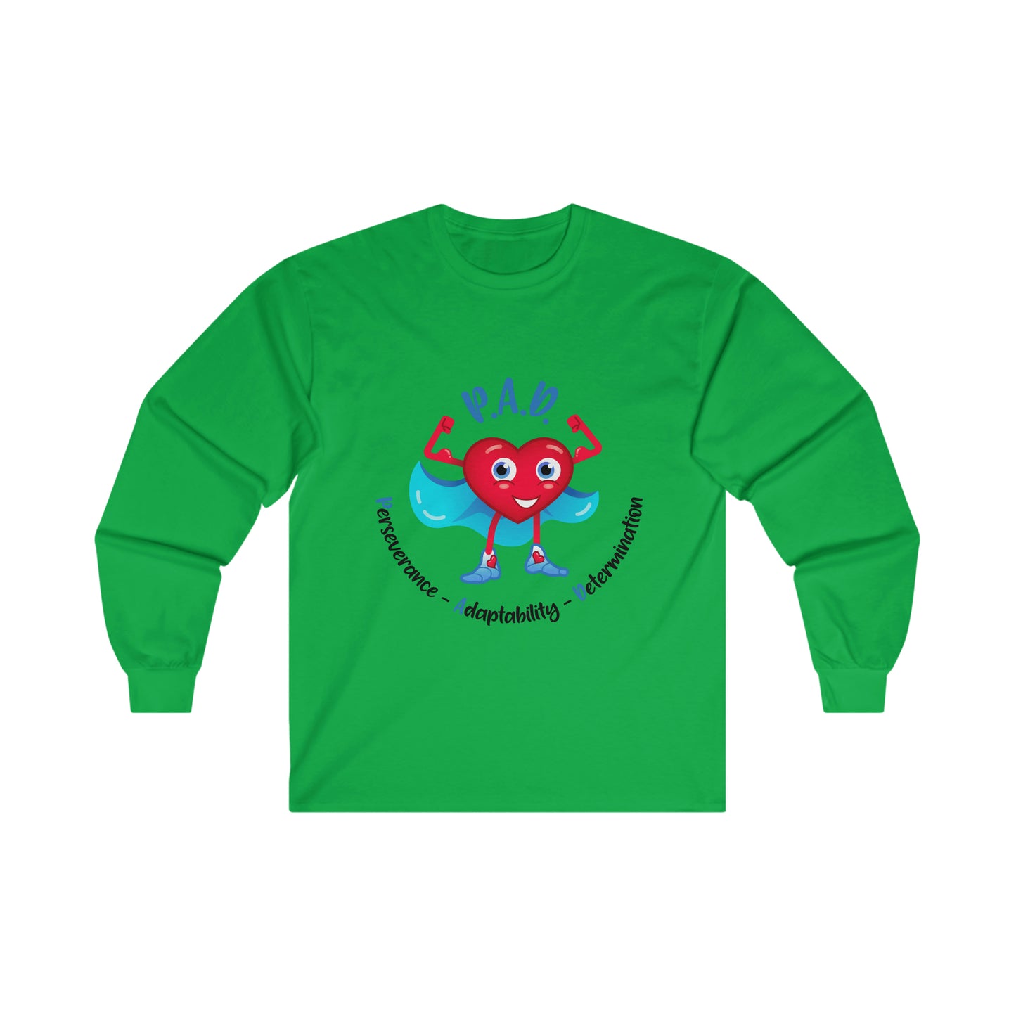 Perseverance Adaptability Determination Ultra Cotton Long Sleeve Tee