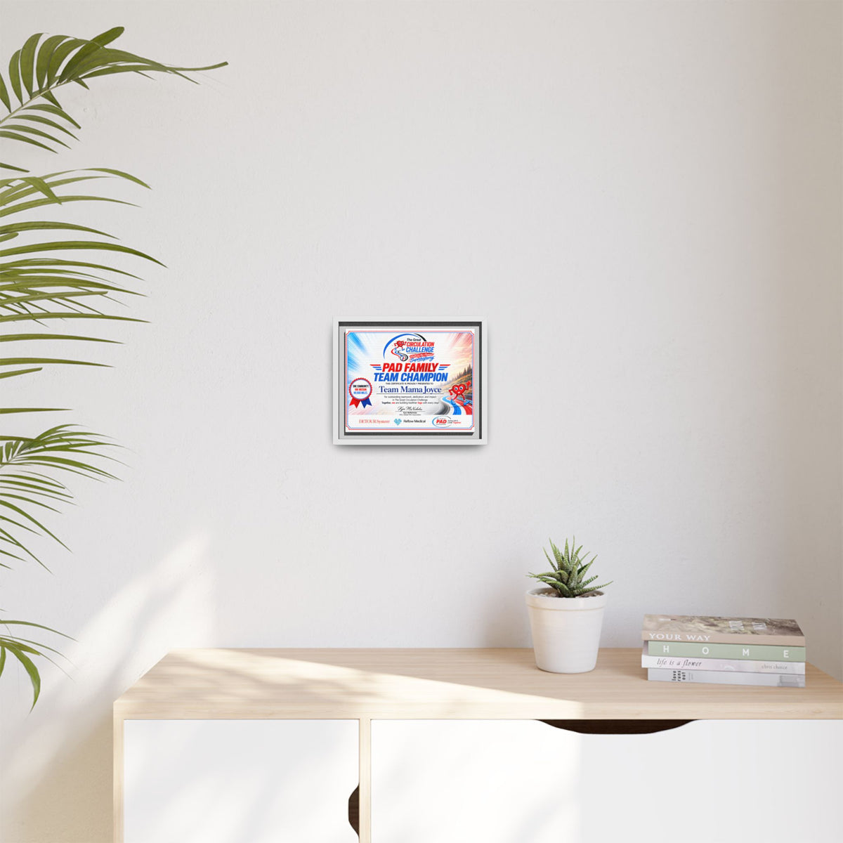 Mama Joyce - Matte Canvas, Framed (Multi-color)