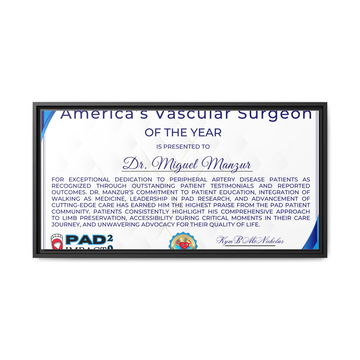 Dr Manzur Award