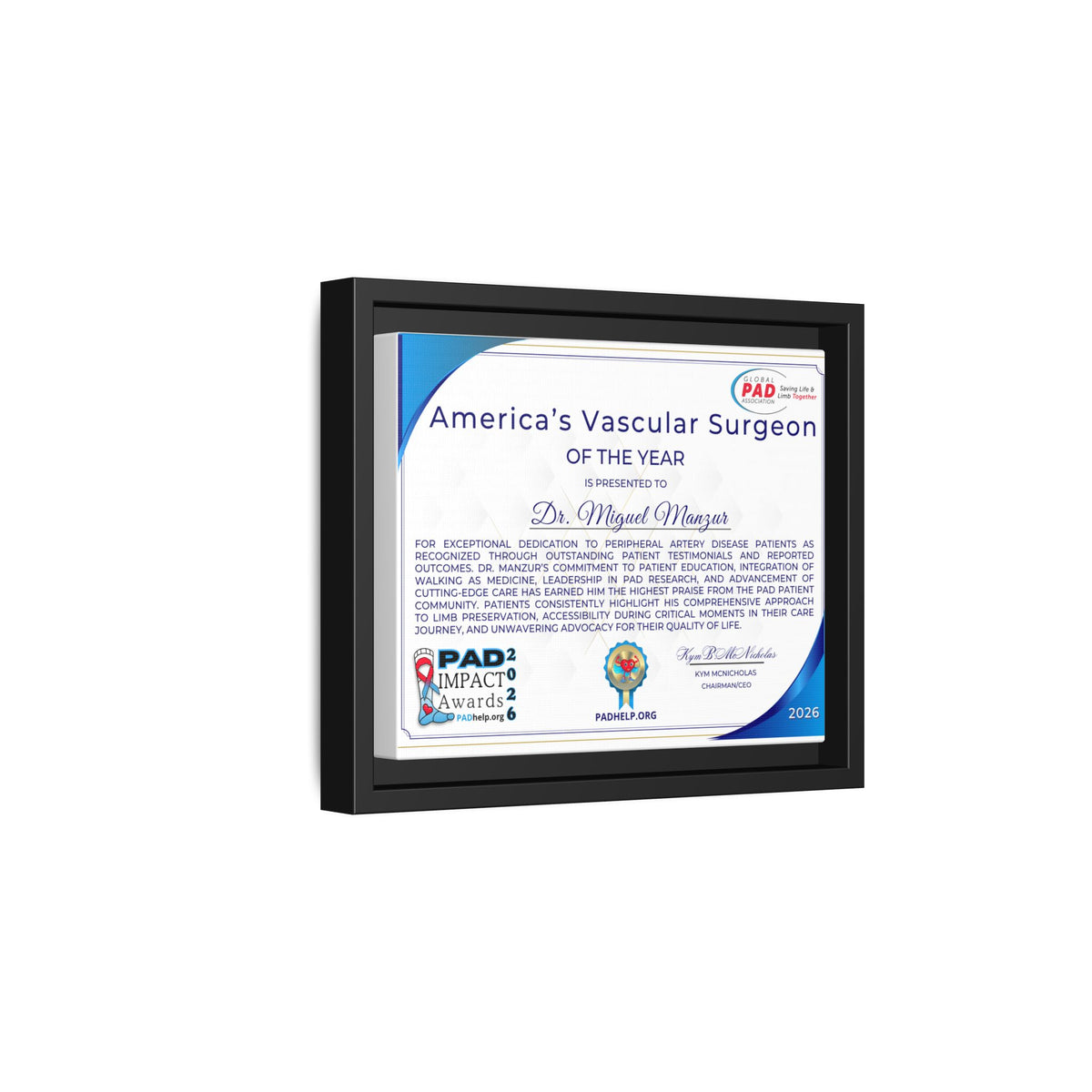 Dr Manzur Award