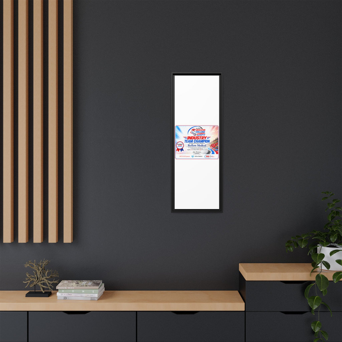 Reflow Medical - Matte Canvas, Framed (Multi-color)