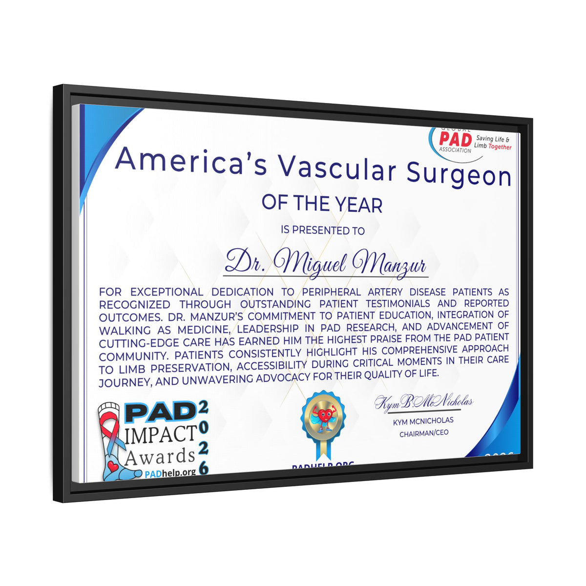 Dr Manzur Award