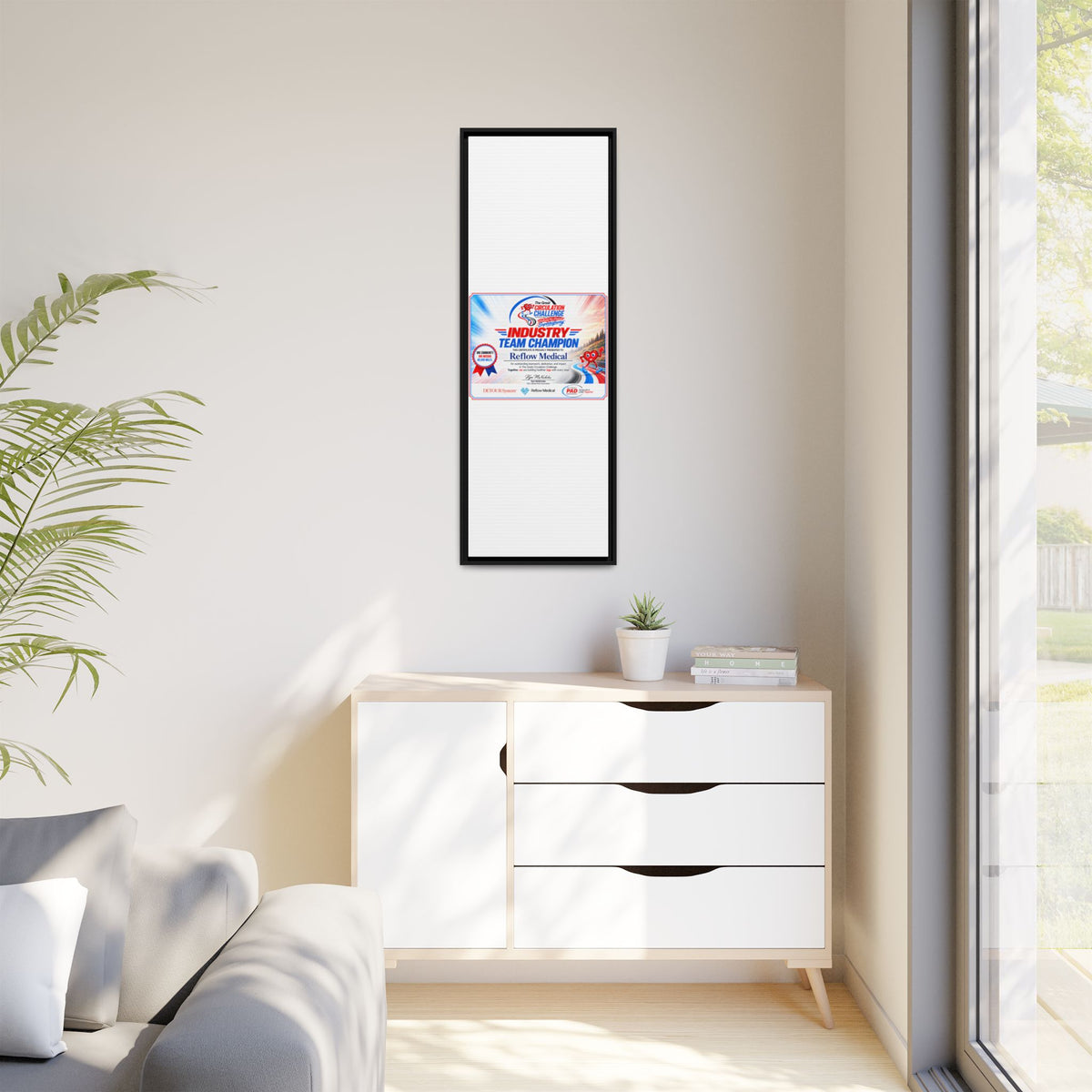 Reflow Medical - Matte Canvas, Framed (Multi-color)
