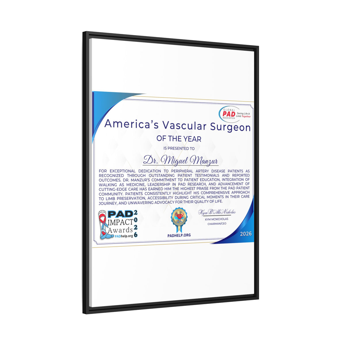 Dr Manzur Award