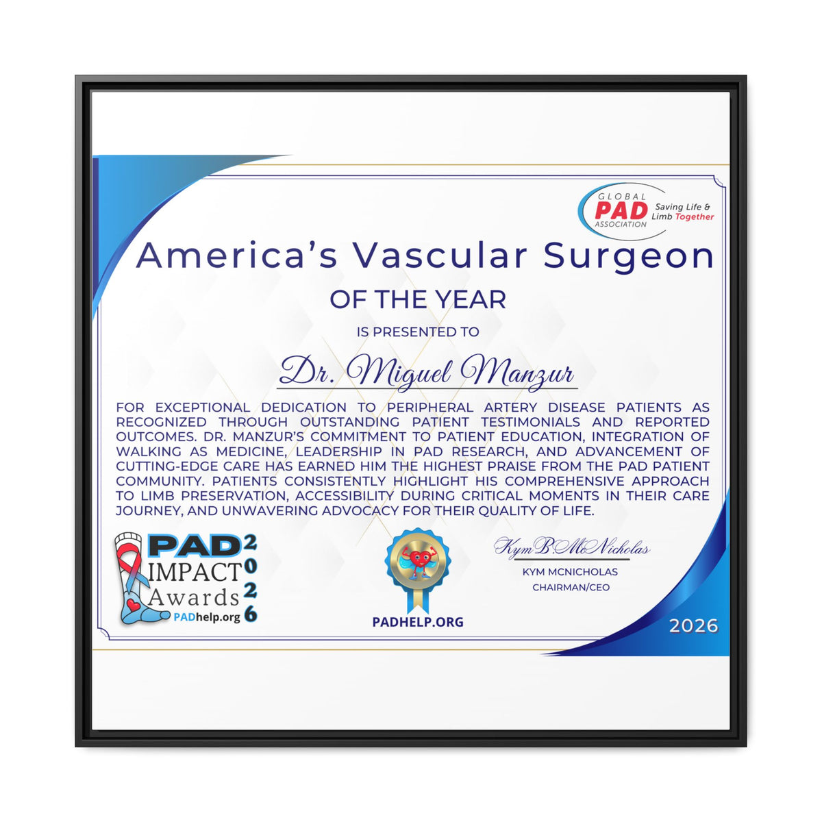 Dr Manzur Award