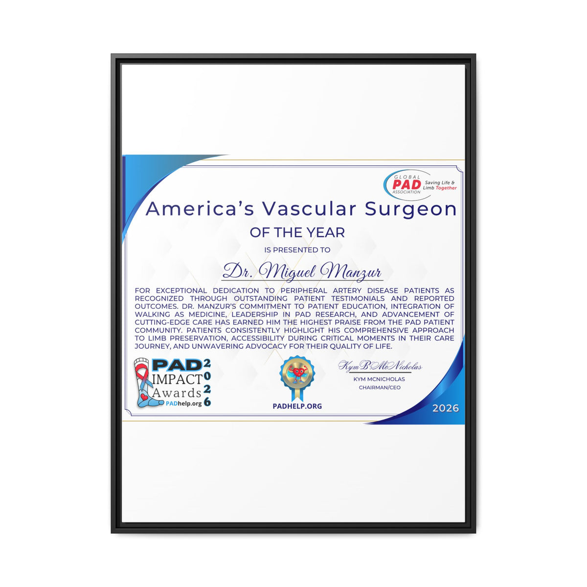 Dr Manzur Award