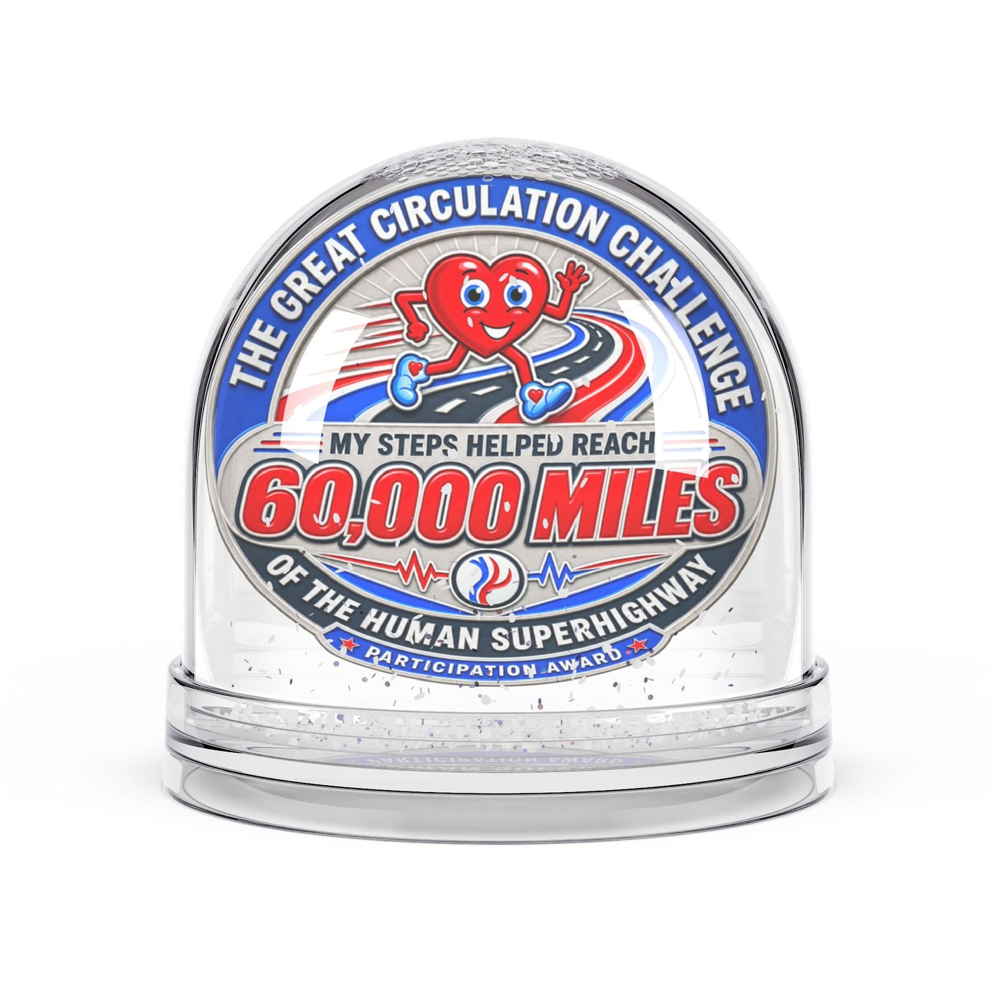 The Great Circulation Challenge Participation Award Globe