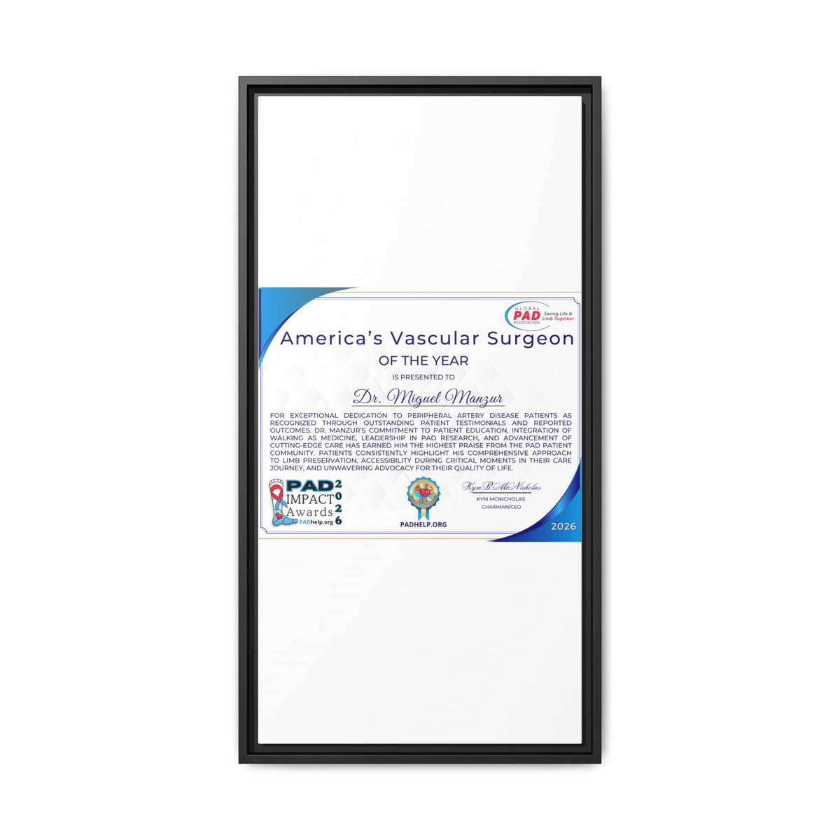 Dr Manzur Award