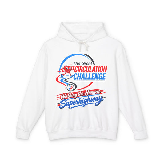 The Great Circulation Challenge Unisex Lightweight Hooded Sweatshirt