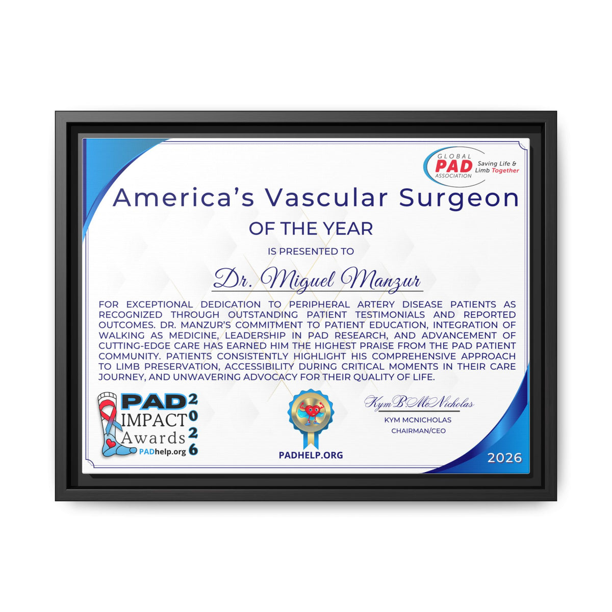 Dr Manzur Award