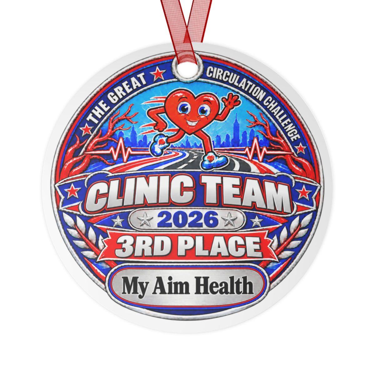 My Aim Health Clinic Team Award - The Great Circulation Challenge Participation Award Medal