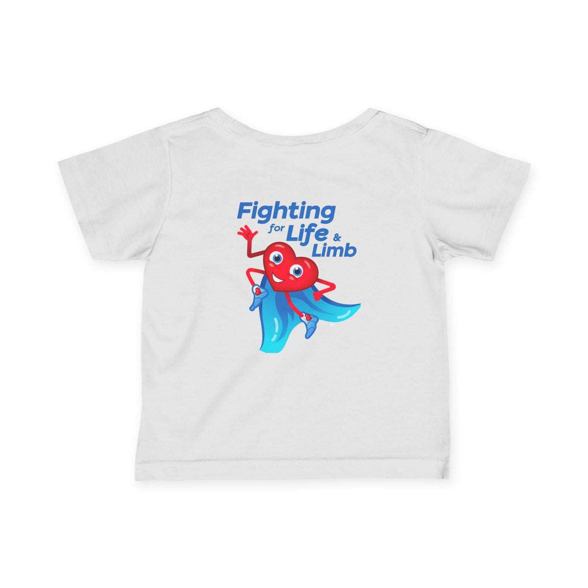 Dad saves life and limb Fine Jersey Tee