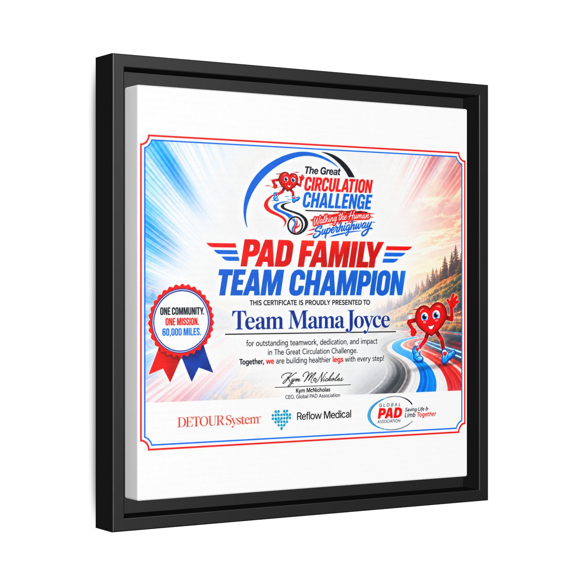 Mama Joyce - Matte Canvas, Framed (Multi-color)