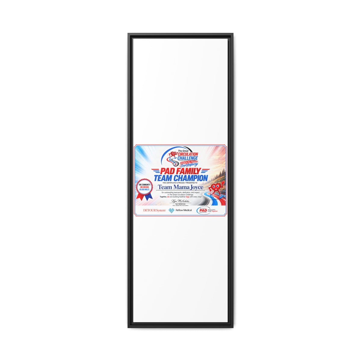 Mama Joyce - Matte Canvas, Framed (Multi-color)