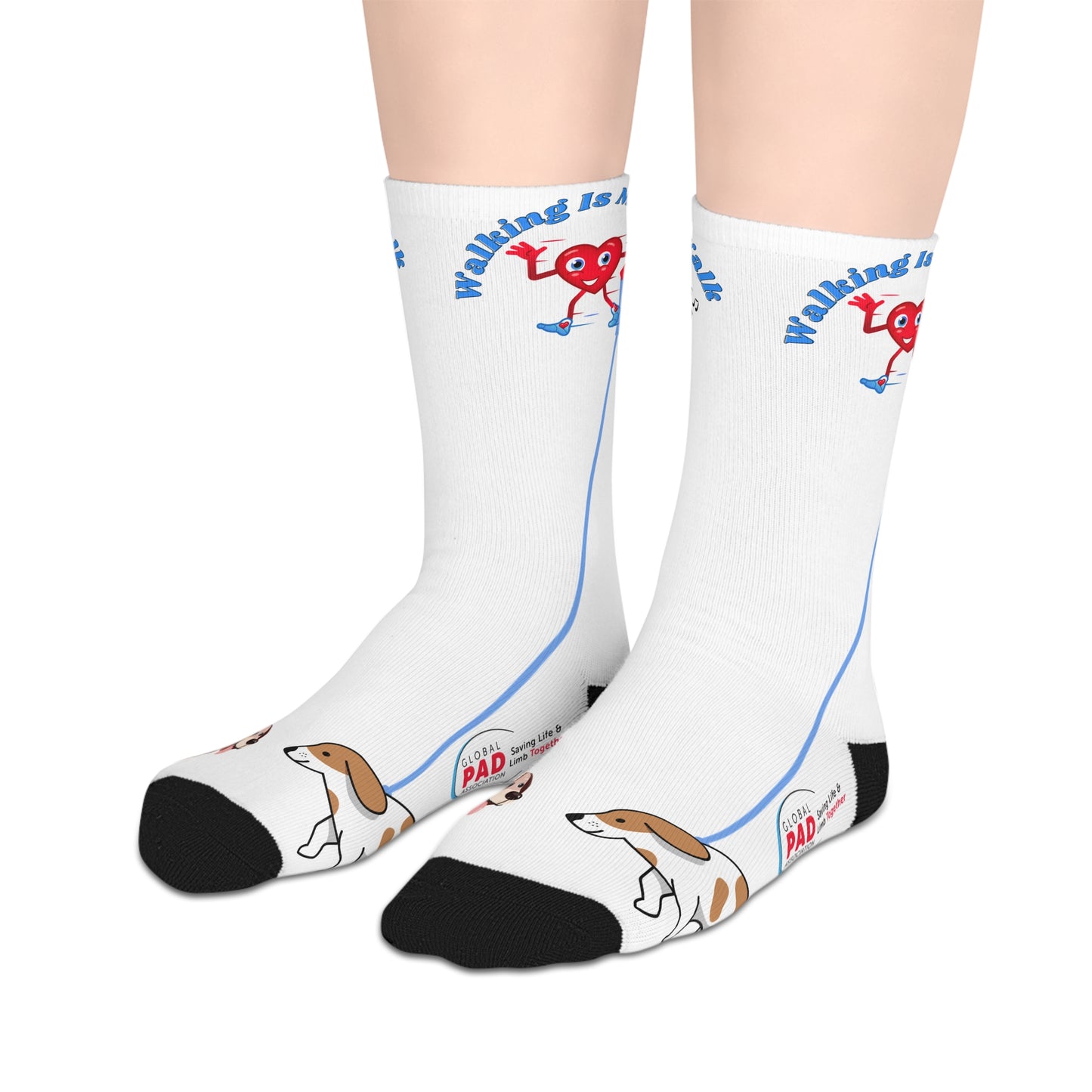 Europe - Australia - New Zealand Rock Your Walk Mid-length Socks