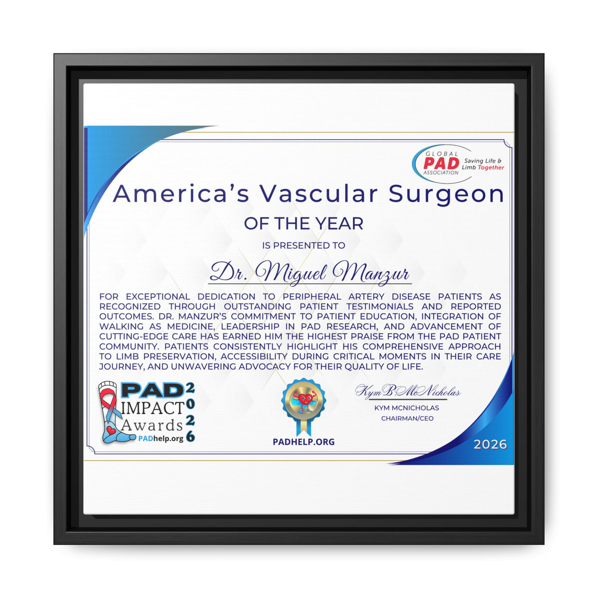 Dr Manzur Award